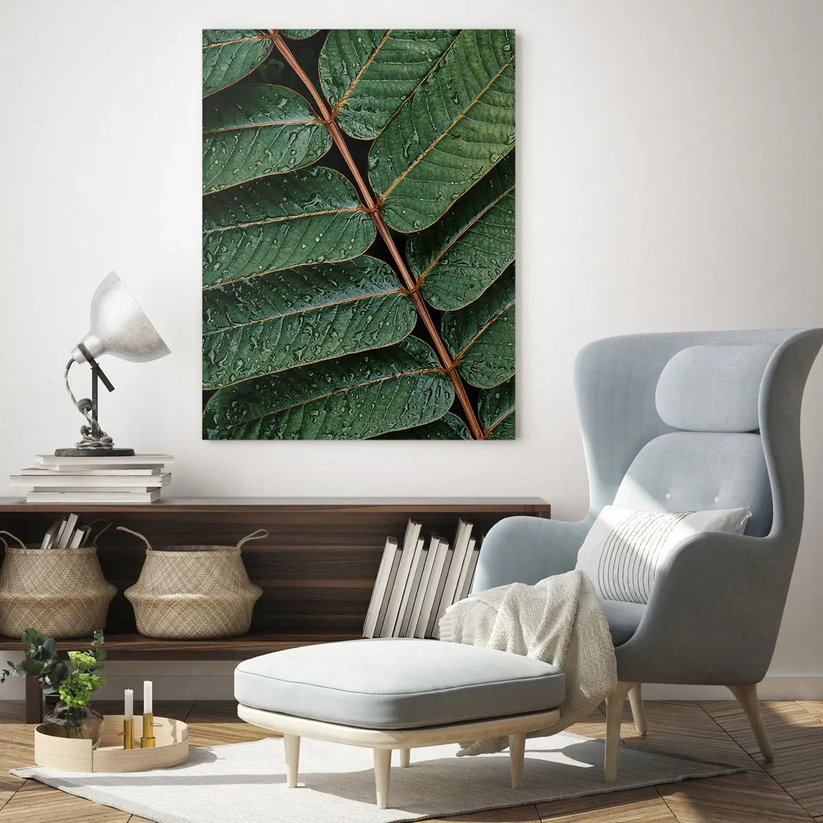 Glass picture - In Green Rhythm - 70x100 cm