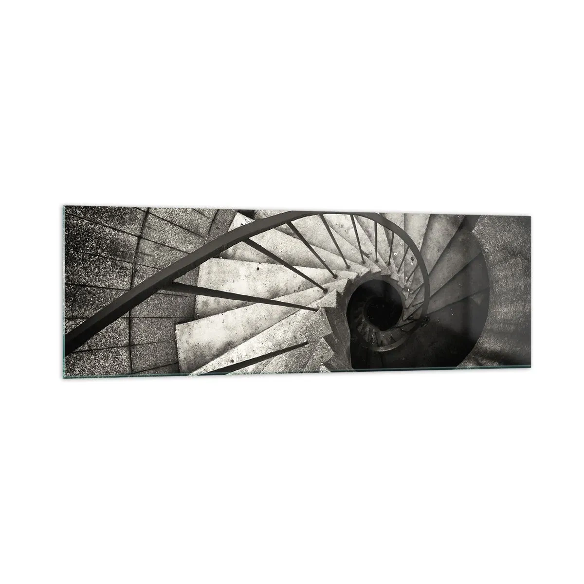 Glass picture - Up the Stairs and Down the Stairs - 160x50 cm