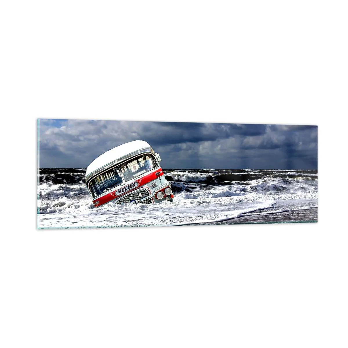 Glass picture - Why Are You Surprised? - 90x30 cm
