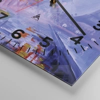 Clock face with numbers