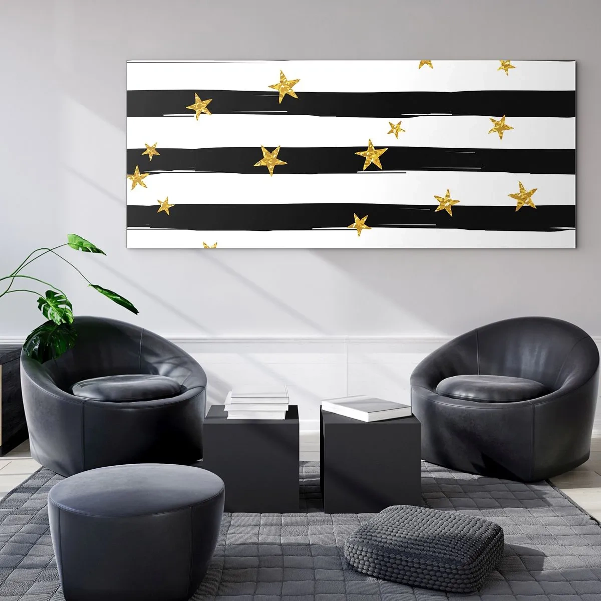 Glass picture - We Have All Been Born Under a Lucky Star - 140x50 cm