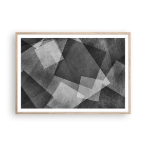 Poster in light oak frame - Eternal Symbol of Durability and Order - 100x70 cm