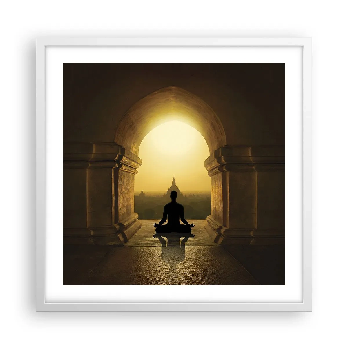 Poster in white frmae - Full Harmony - 50x50 cm