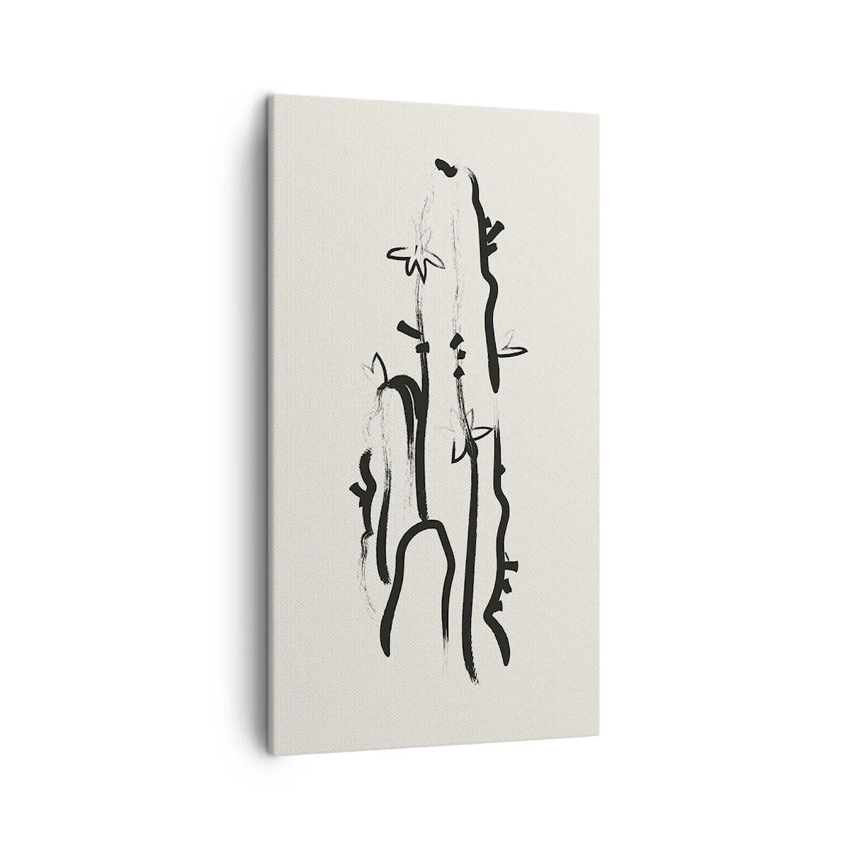 Canvas picture - Blooming Herb - 45x80 cm