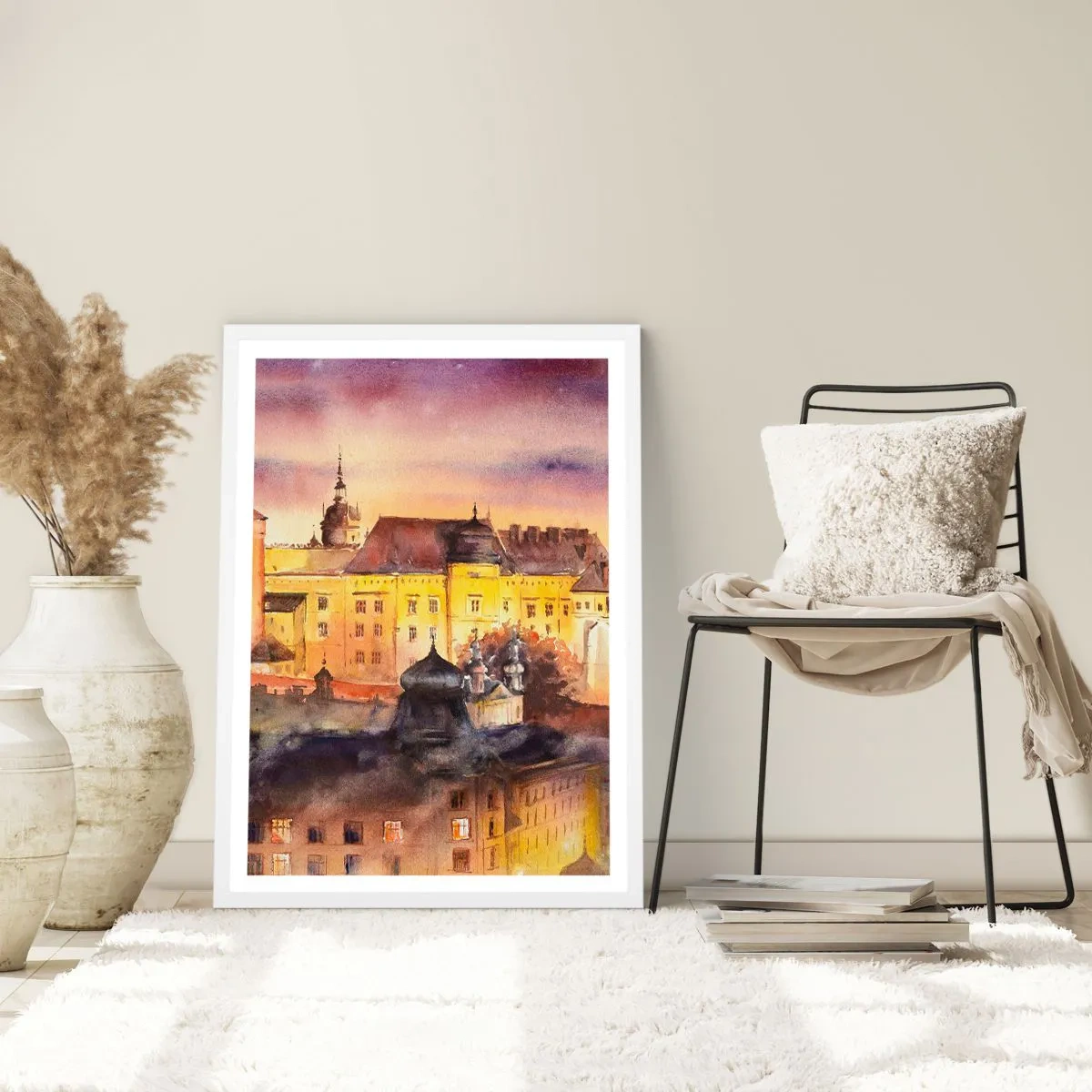 Poster in white frmae - History and Fairytale - 40x50 cm