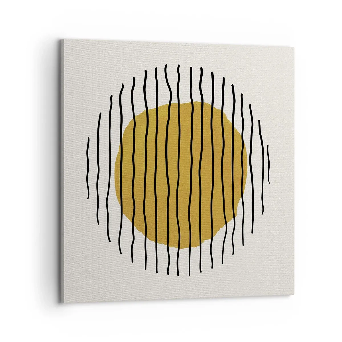 Canvas picture - Abstract Shivering from Heat - 60x60 cm