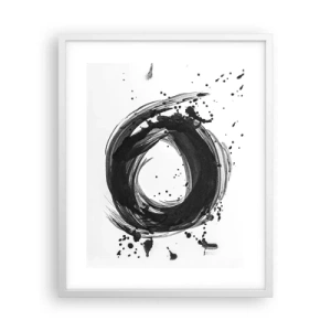Poster in white frmae - Whirl of Creation - 40x50 cm