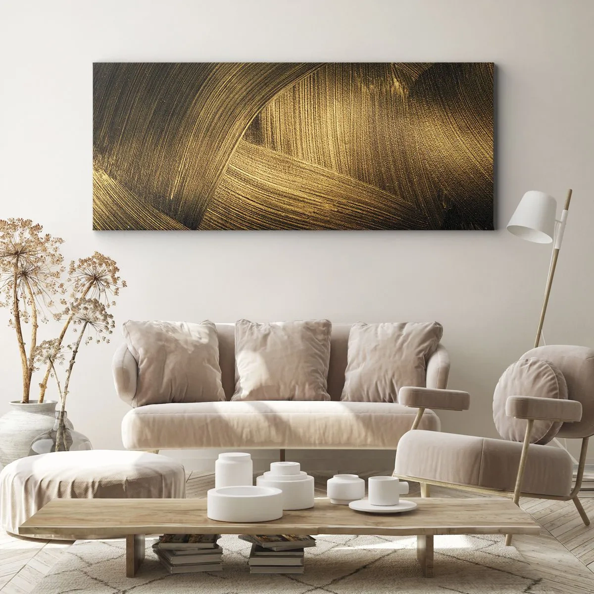 Canvas picture - In a Golden Labirynth - 120x50 cm