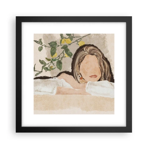 Poster in black frame - Beauty of the South - 30x30 cm