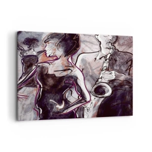 Canvas picture - Melt away in Music - 100x70 cm