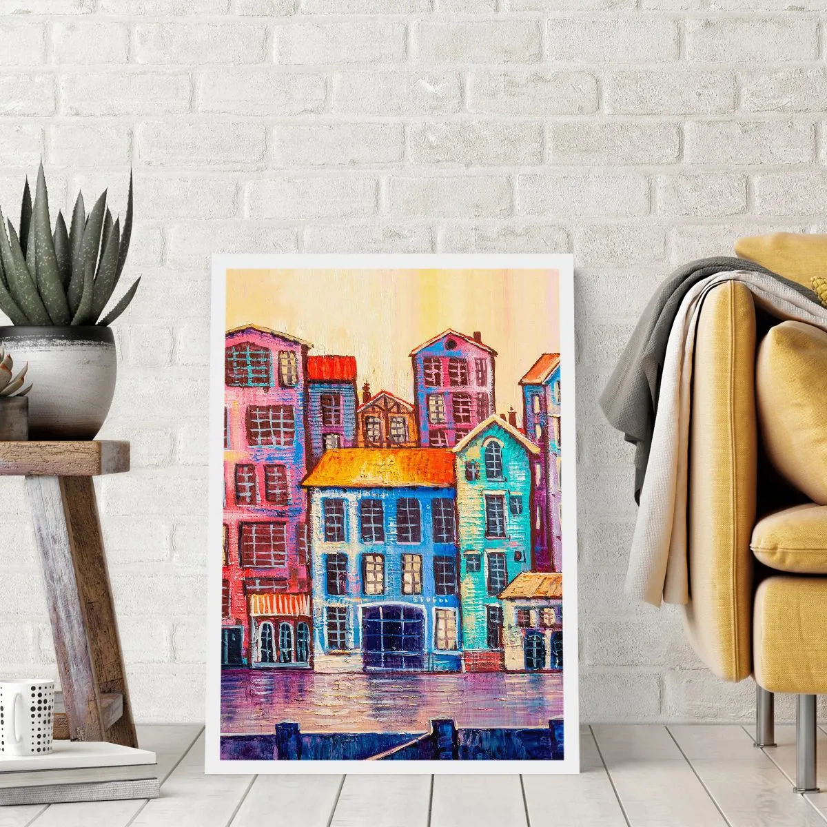 Poster - City Like From a Fairytale - 50x70 cm
