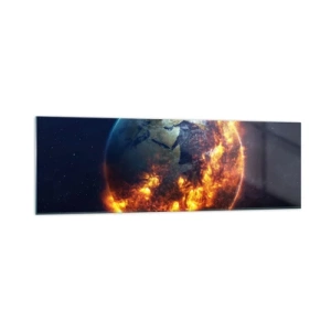Glass picture - Flame of Apocalypse - 160x50 cm
