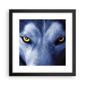 Poster in black frame - Mesmerising Look - 30x30 cm