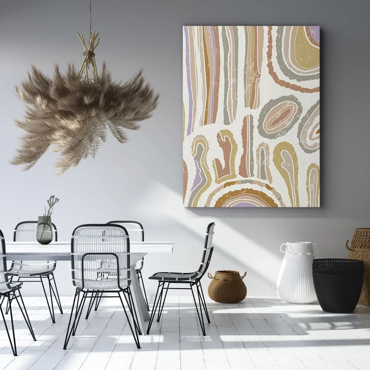 Canvas picture - Colourful Cross-Sections - 80x120 cm