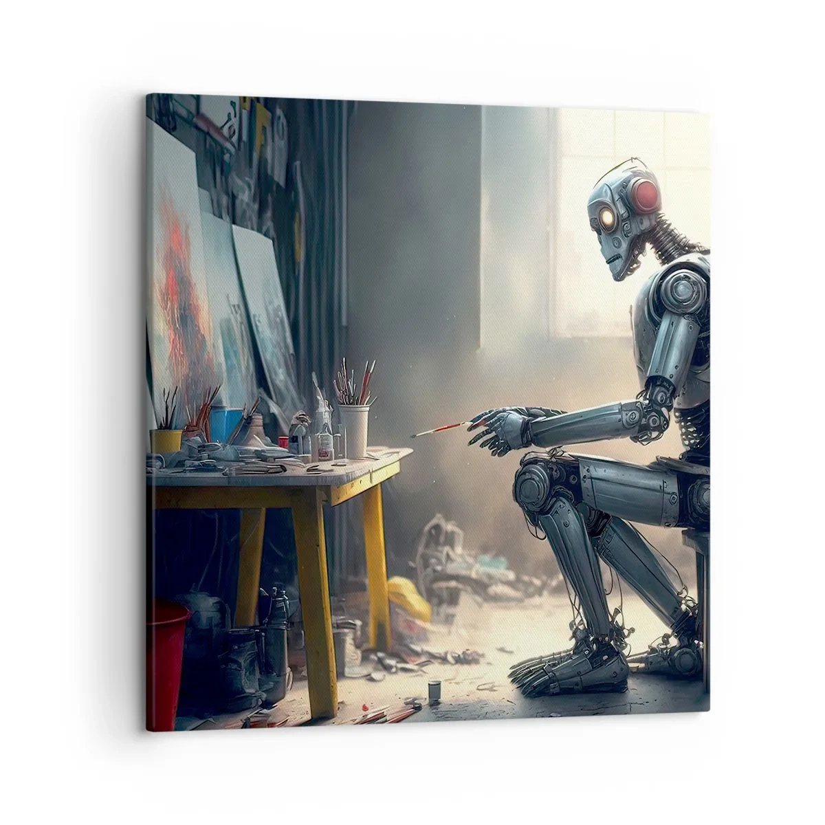 Canvas picture - Act of Creation - 50x50 cm