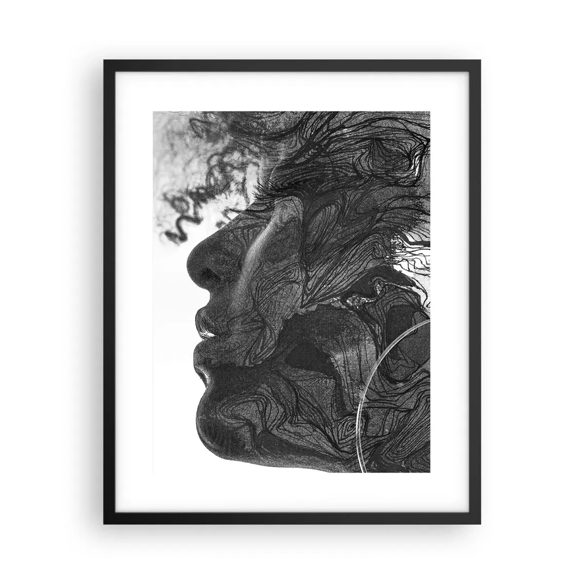Poster in black frame - Wrapped up in Dreams - 40x50 cm