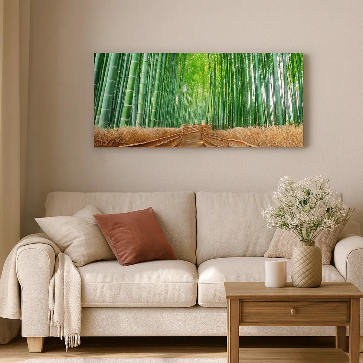 Canvas picture - Essence of Asian Nature - 30x30 cm