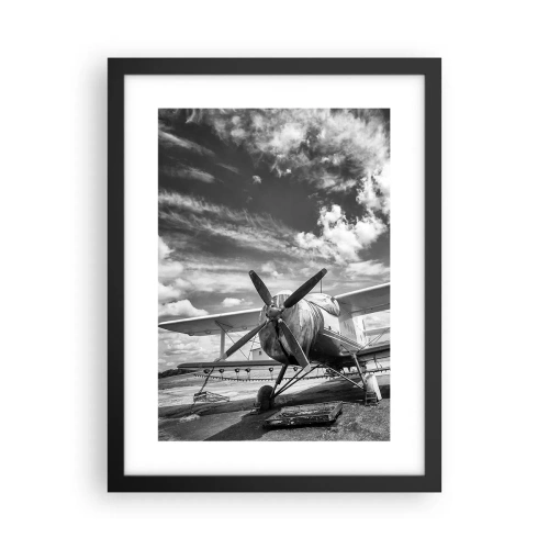 Poster in black frame - I Can't Wait! - 30x40 cm