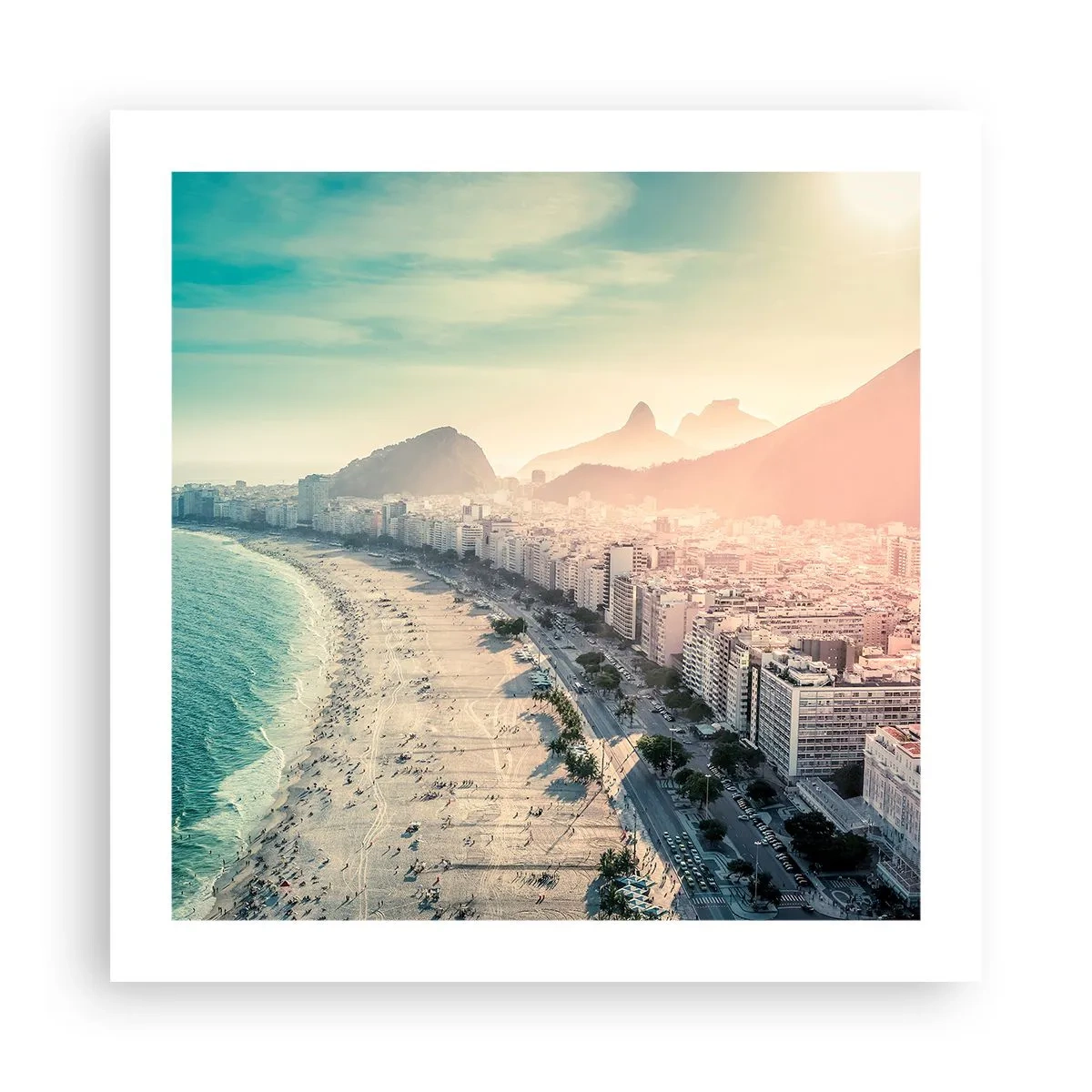 Poster - Eternal Holiday in Rio - 50x50 cm