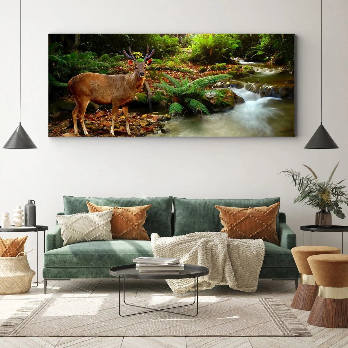 Canvas picture - Wlecome to my World - 120x50 cm