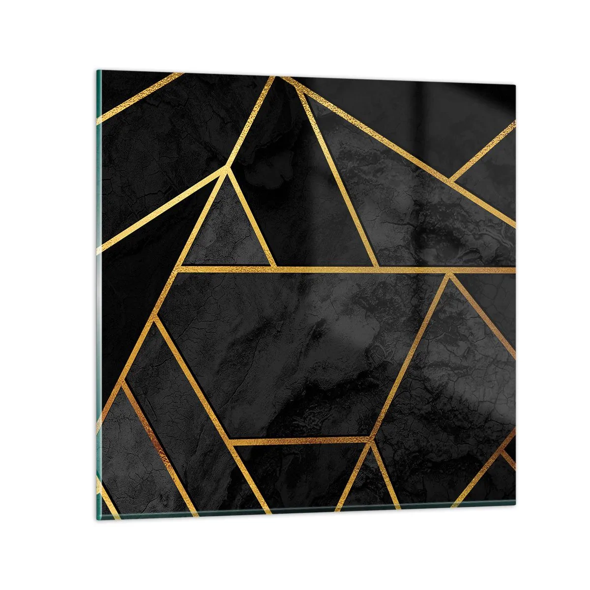 Glass picture - Darkness and Brighness - 30x30 cm