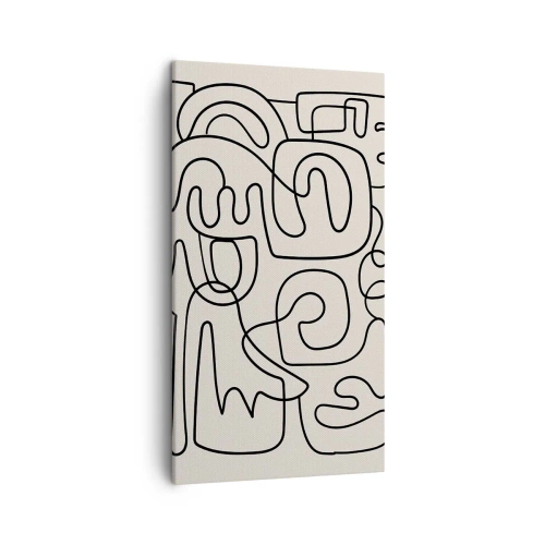 Canvas picture - Tracing - 45x80 cm