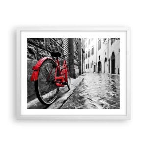 Poster in white frmae - Real Beauty Does Not Age - 50x40 cm