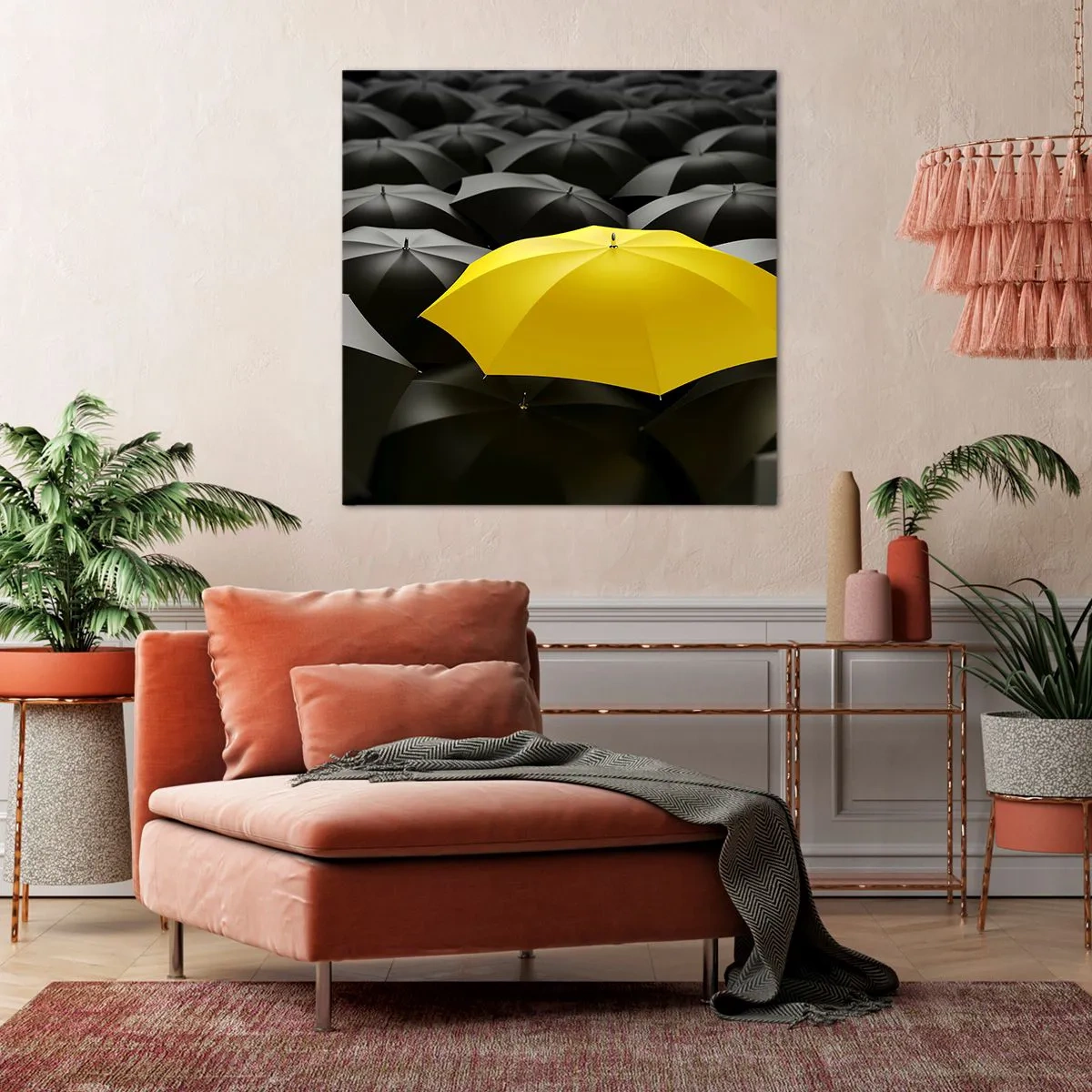 Canvas picture - Goodbye Sadness - 30x30 cm