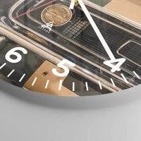 Clock face with numbers