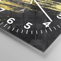 Clock face with numbers