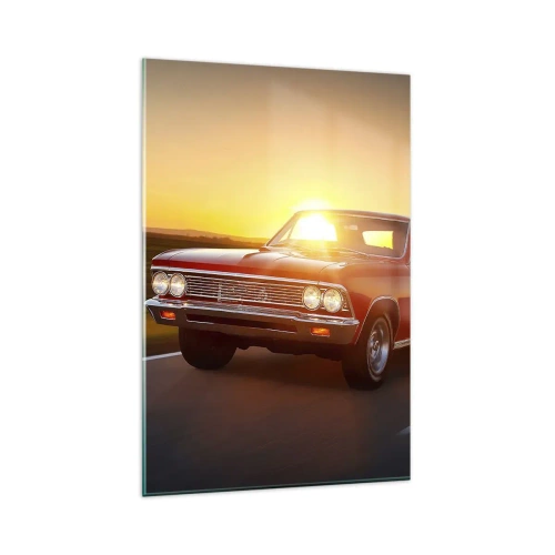 Glass picture - Red Is a Colour of Desire - 80x120 cm