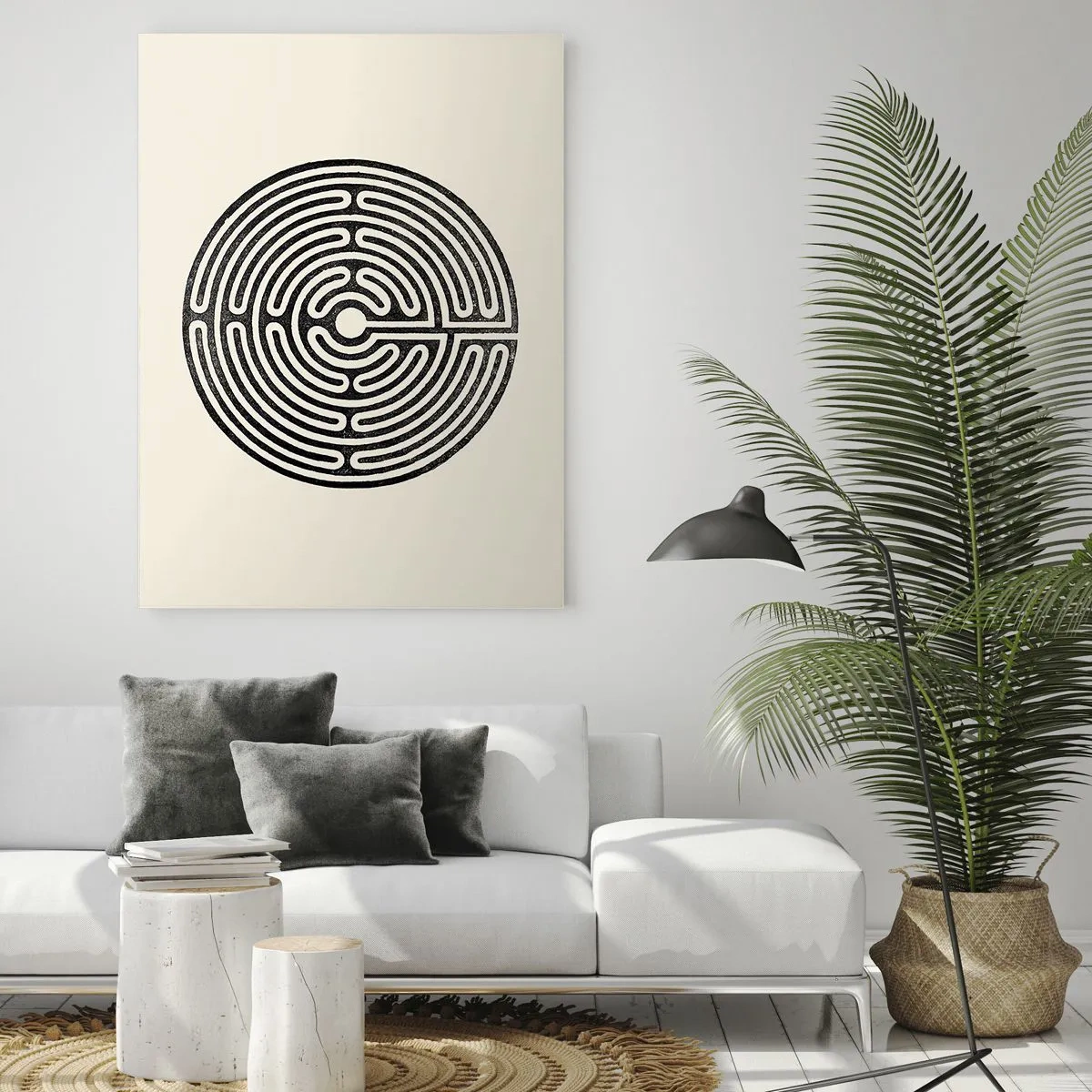 Glass picture - Mysterious Order - 50x70 cm