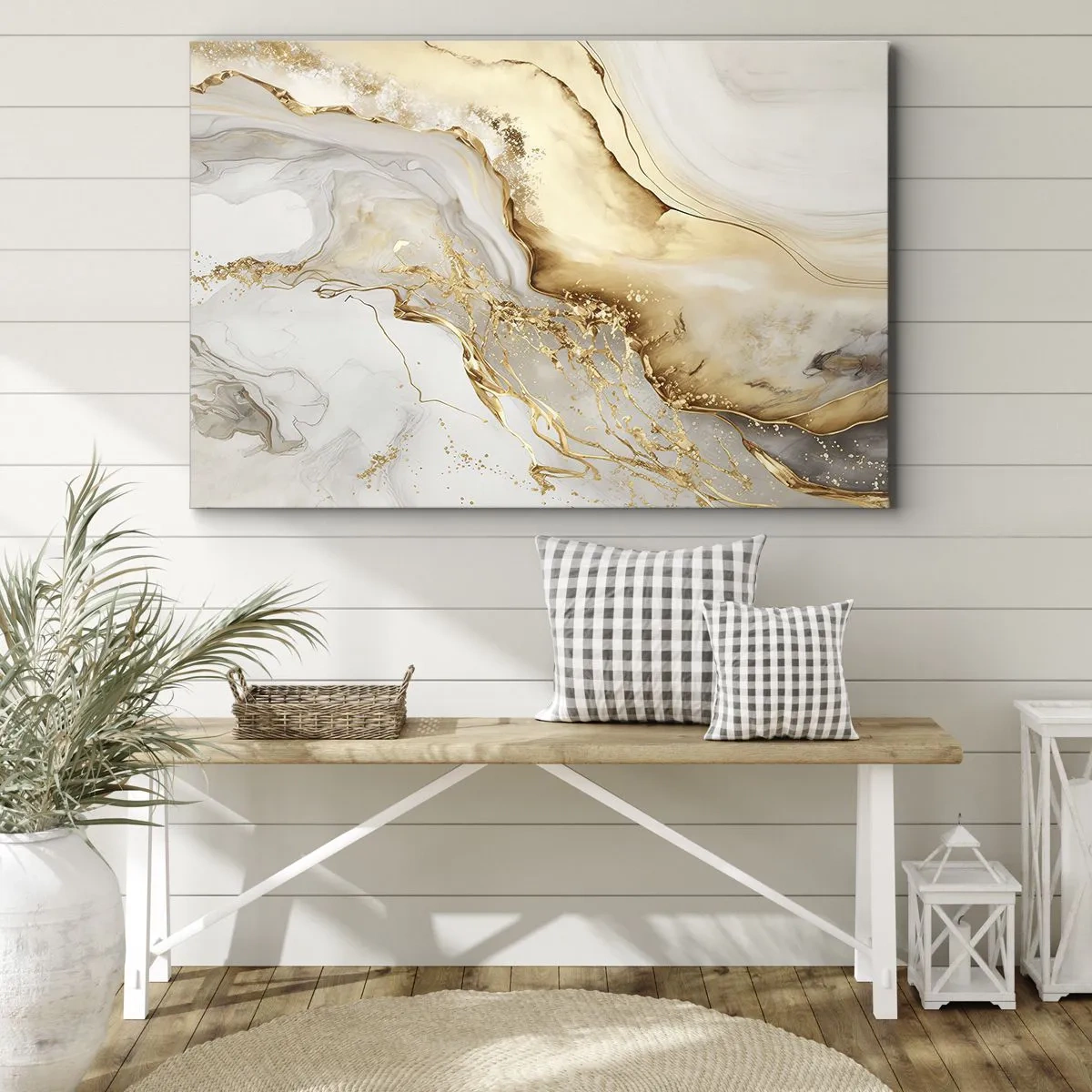 Canvas picture - Abstract: Beauty and Good - 100x70 cm