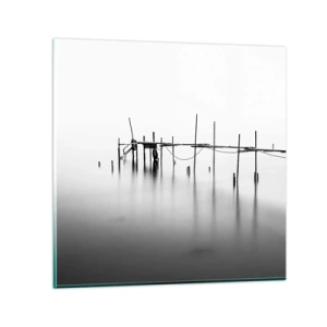 Glass picture - And If the World Doesn't Exist? - 70x70 cm