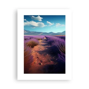 Poster - Fragrant Fields - 30x40 cm