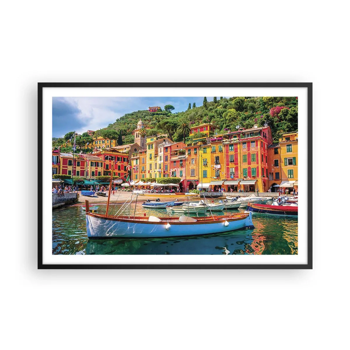Poster in black frame - Italian Morning - 91x61 cm