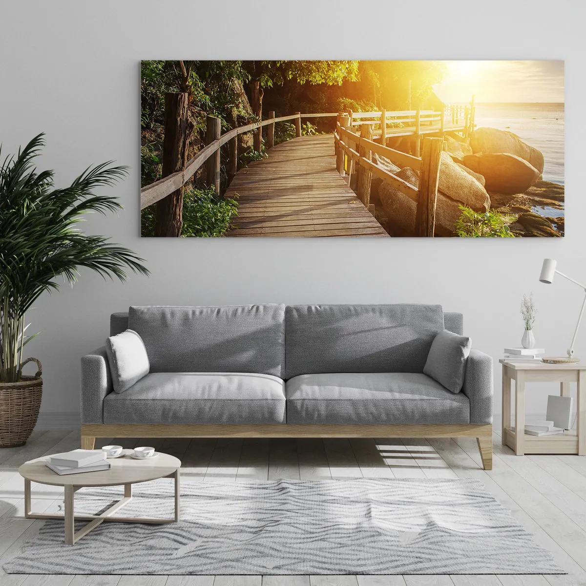 Glass picture - Another Bend, New Wonders - 120x50 cm