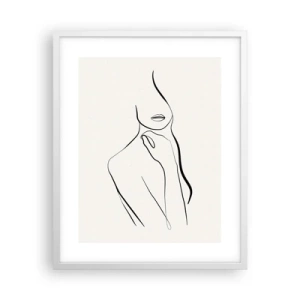 Poster in white frmae - Wave of Melancholy - 40x50 cm