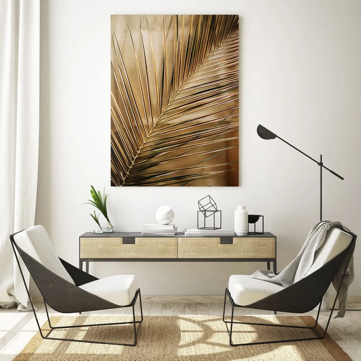 Glass picture - Natural Colonnade - 50x70 cm