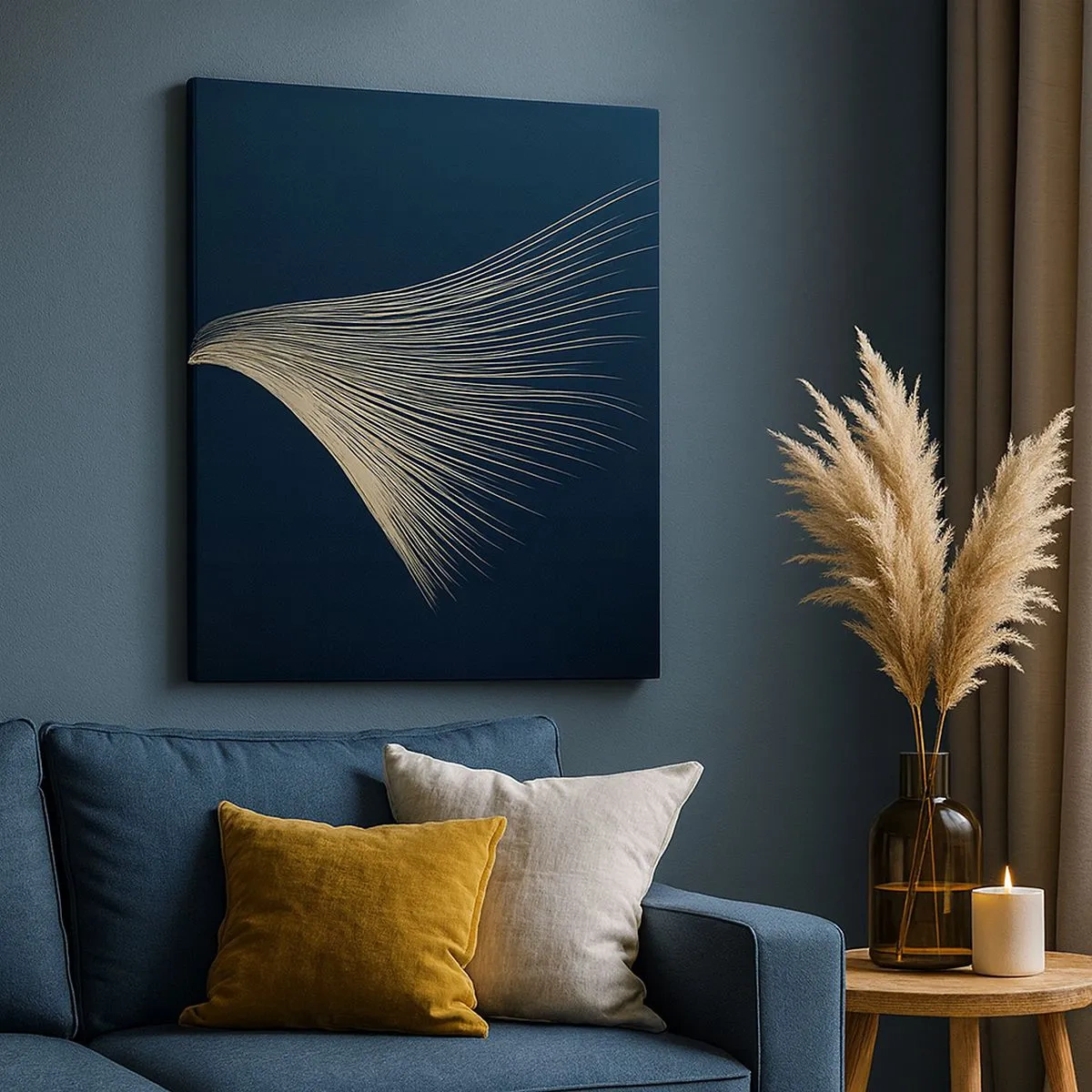 Canvas picture - Like Angel's Hair - 30x30 cm