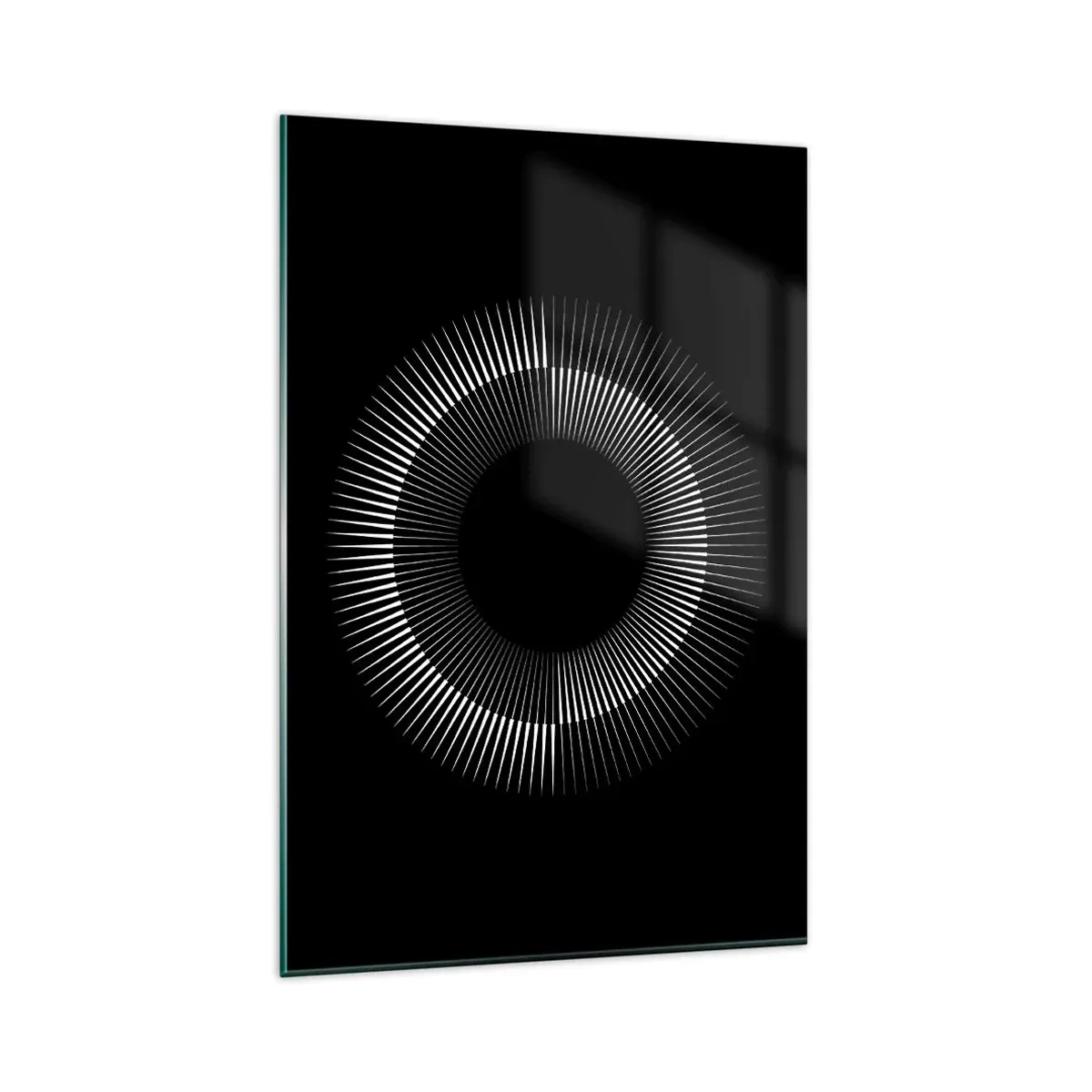 Glass picture - Black Sun - 80x120 cm