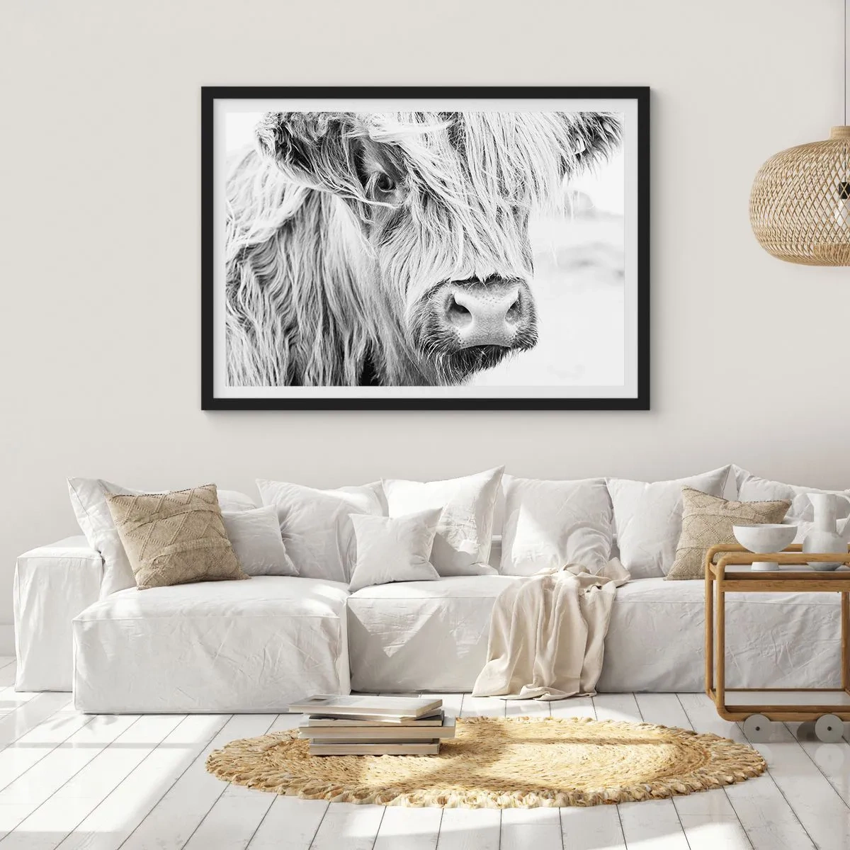 Poster in black frame - Scottish Wilderness - 91x61 cm