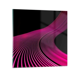 Glass picture - Alley of Light - 30x30 cm