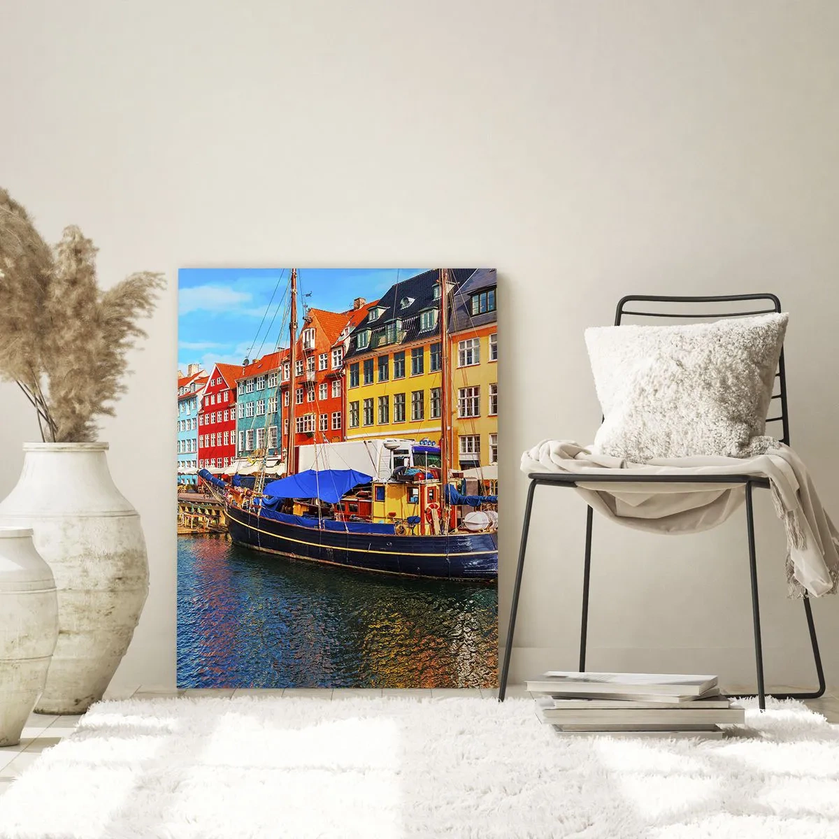 Glass picture - Joyful Coast - 50x70 cm
