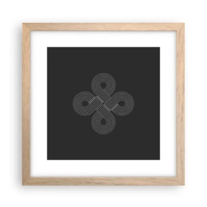 Poster in light oak frame - In Celtic Spirit - 30x30 cm
