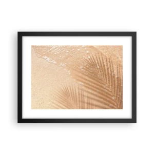 Poster in black frame - Shadow of a Hot Summer - 40x30 cm