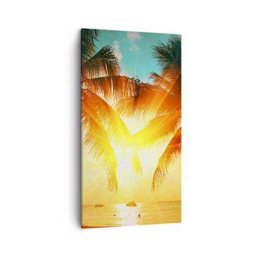 Canvas picture - Exotic Couple - 45x80 cm