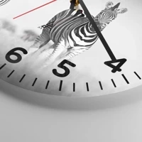 Clock face with numbers