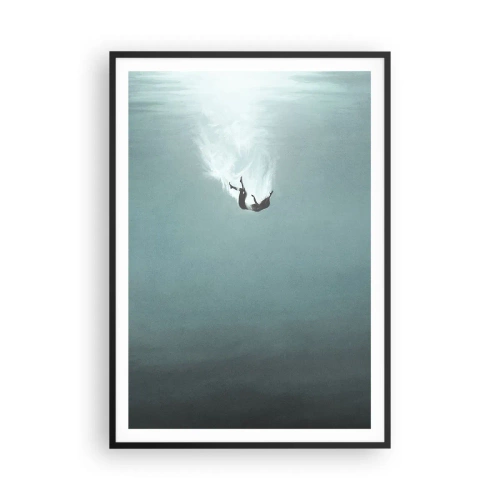 Poster in black frame - In the Arms of the Ocean - 70x100 cm