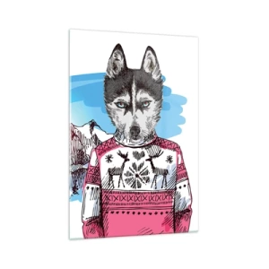 Glass picture - Wolf in Sheep's Skin - 70x100 cm